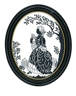 Broderikit Tavla Rokokodam