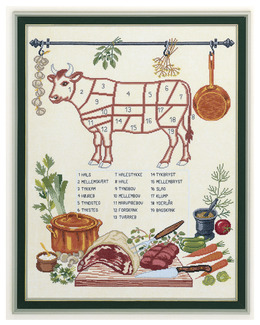 Broderikit Tavla Slaktschema ko