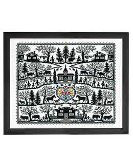 Broderikit Tavla Silhuetter