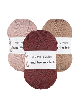 Garn Trend Merino Petite Strikking, pynt, garn og strikkeoppskrifter