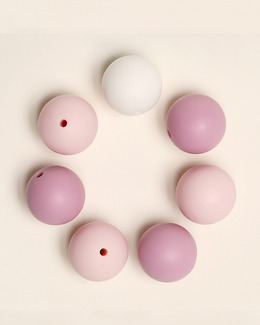Pärlor 15 mm Rosa Mix