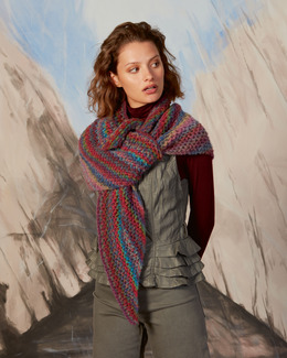 Beskrivning Trekants sjal