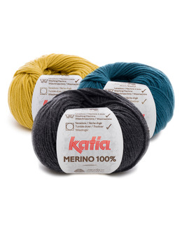 Garn Merino 100% Strikking, pynt, garn og strikkeoppskrifter