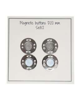 Magnet knapp 20 mm 2-pack