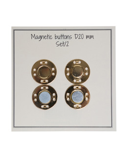 Magnet knapp 20 mm 2-pack