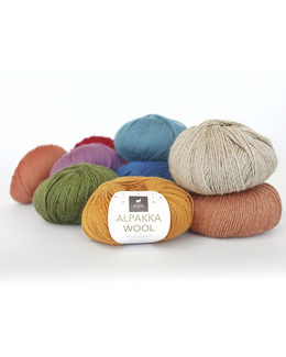 Garn Alpakka Wool Strikking, pynt, garn og strikkeoppskrifter