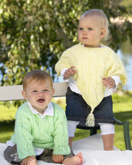 Beskrivning Barnponcho, tröja