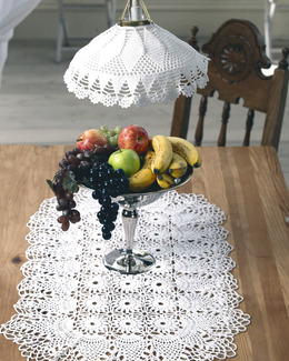 Beskrivning Duk och lampslöja