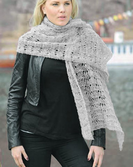 Beskrivning Spetsmönstrad sjal