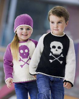 Beskrivning Barntröja med döskallemotiv