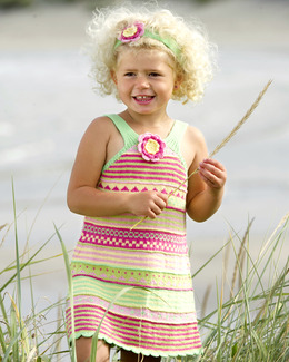 Beskrivning Solklänning med hårband