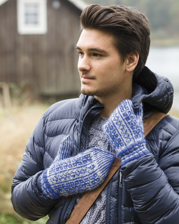 Beskrivning Herrvantar Mönsterstickade