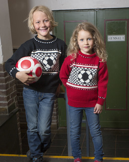 Beskrivning Tröja med fotboll