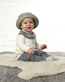 Beskrivning Babytröja med ok
