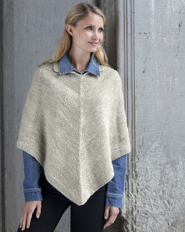 Beskrivning Poncho med krage