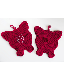 Beskrivning Grytlapp Gris