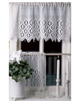 Beskrivning Gardinkappa/cafégardin