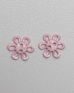 Knapp rosa blom 12 mm