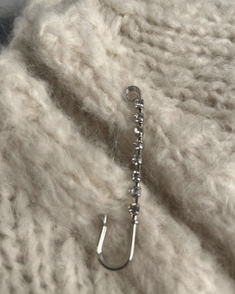 Sjalnål Silver 75mm