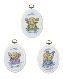 Broderikit Flexitavlor Änglar 3-pack