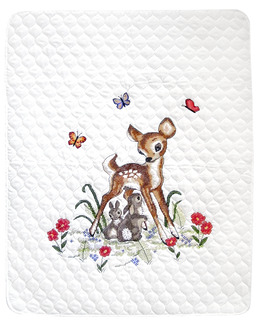 Broderikit Babytäcke Bambi
