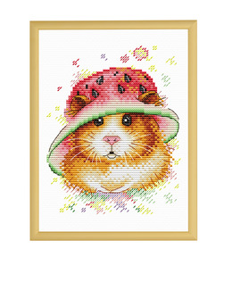 Broderikit Tavla Lustig hamster