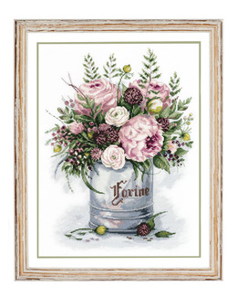 Broderikit Tavla Buketten