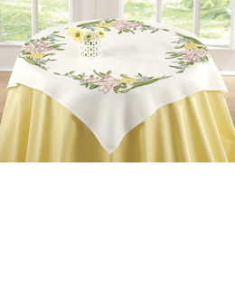 Duk Vårblommor med eller utan garn