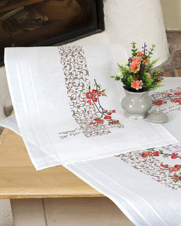 Broderikit Löpare Körsbärsblom