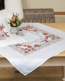 Broderikit Duk Körsbärsblom