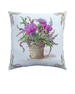 Broderikit Kudde Tistel