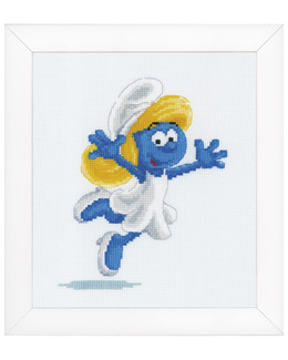 Broderikit Tavla Smurfan