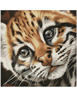 Diamond painting Panterkatt