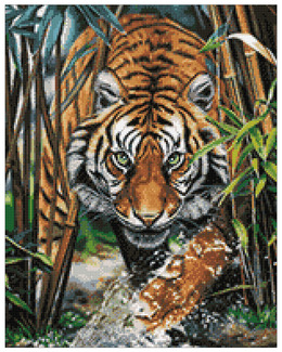 Diamond painting På jakt