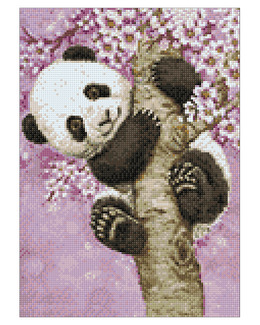 Diamond painting Söt panda
