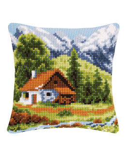 Broderikit Kudde Bergdalen