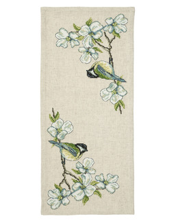 Broderikit Löpare Bland äppelblomster