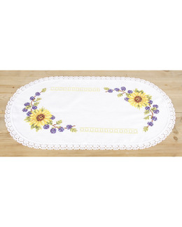 Broderikit Duk Solrosor