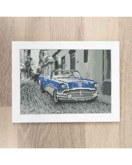 Broderikit Tavla Blå Havanna