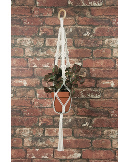 Makramé Växthängare Tvist