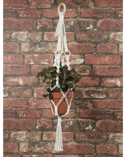 Makramé Växthängare Ringar
