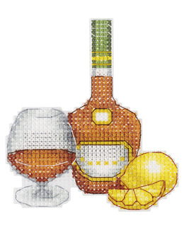 Broderikit Magnet Cognac