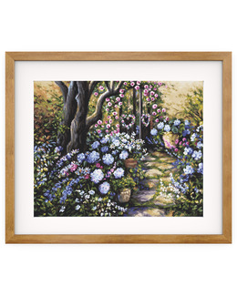 Broderikit Tavla Sagoträdgården