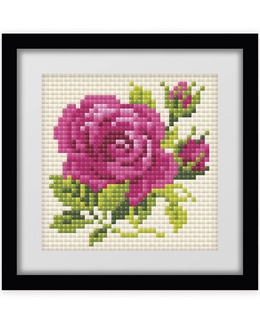 Diamond Painting Rosa Ros