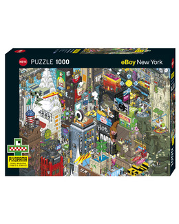 Pussel Cartoon New York 1000 bitar
