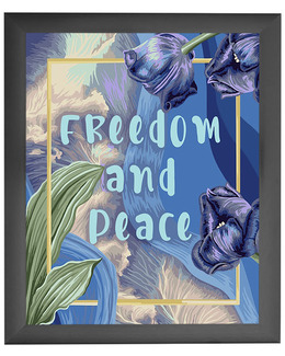 Paint by numbers Freedom and peace