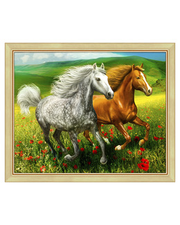 Diamond painting Hästar