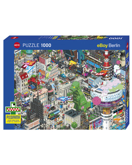 Pussel Cartoon Berlin 1000 bitar