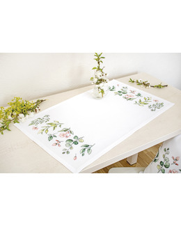 Broderikit Blad och blommor