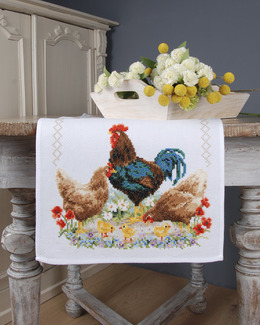 Broderikit Löpare Påsken